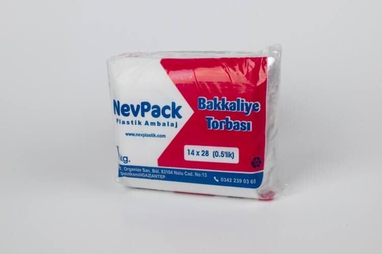 Nev Pack Bakkaliye-Şeker Torbası 14 x28 (0.5 lik) 1 kg