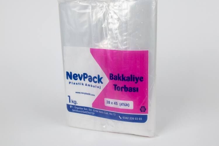 Nev Pack Bakkaliye-Şeker Torbası 28 x 45 (4 lük) 1 kg