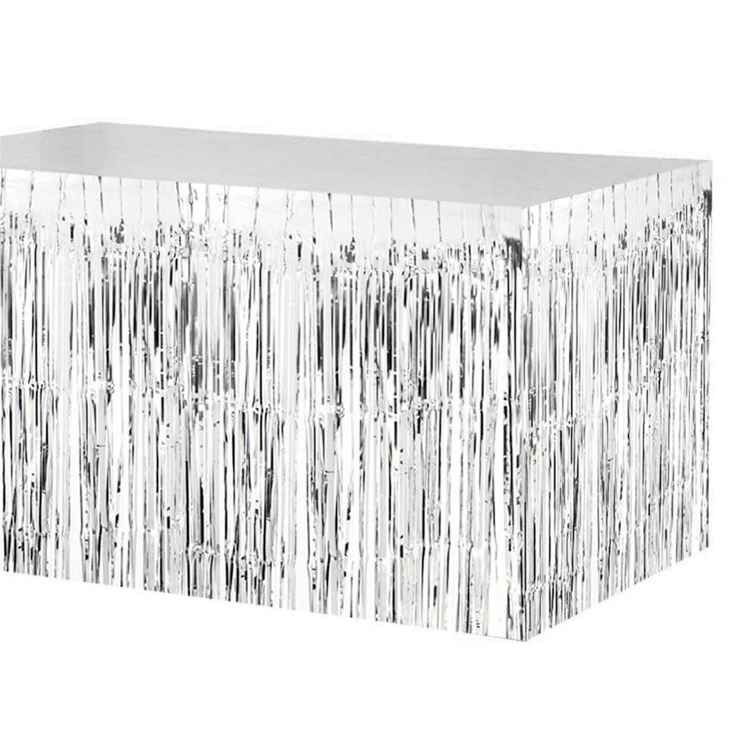 Masa Eteği Metalize Silver – 70x310 cm