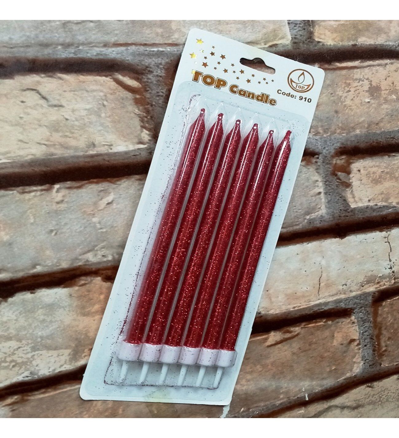 Pasta Mumu Simli Kırmızı – 6'lı Paket