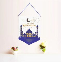 Kumaş Flama ''Hoş Geldin Ramazan''