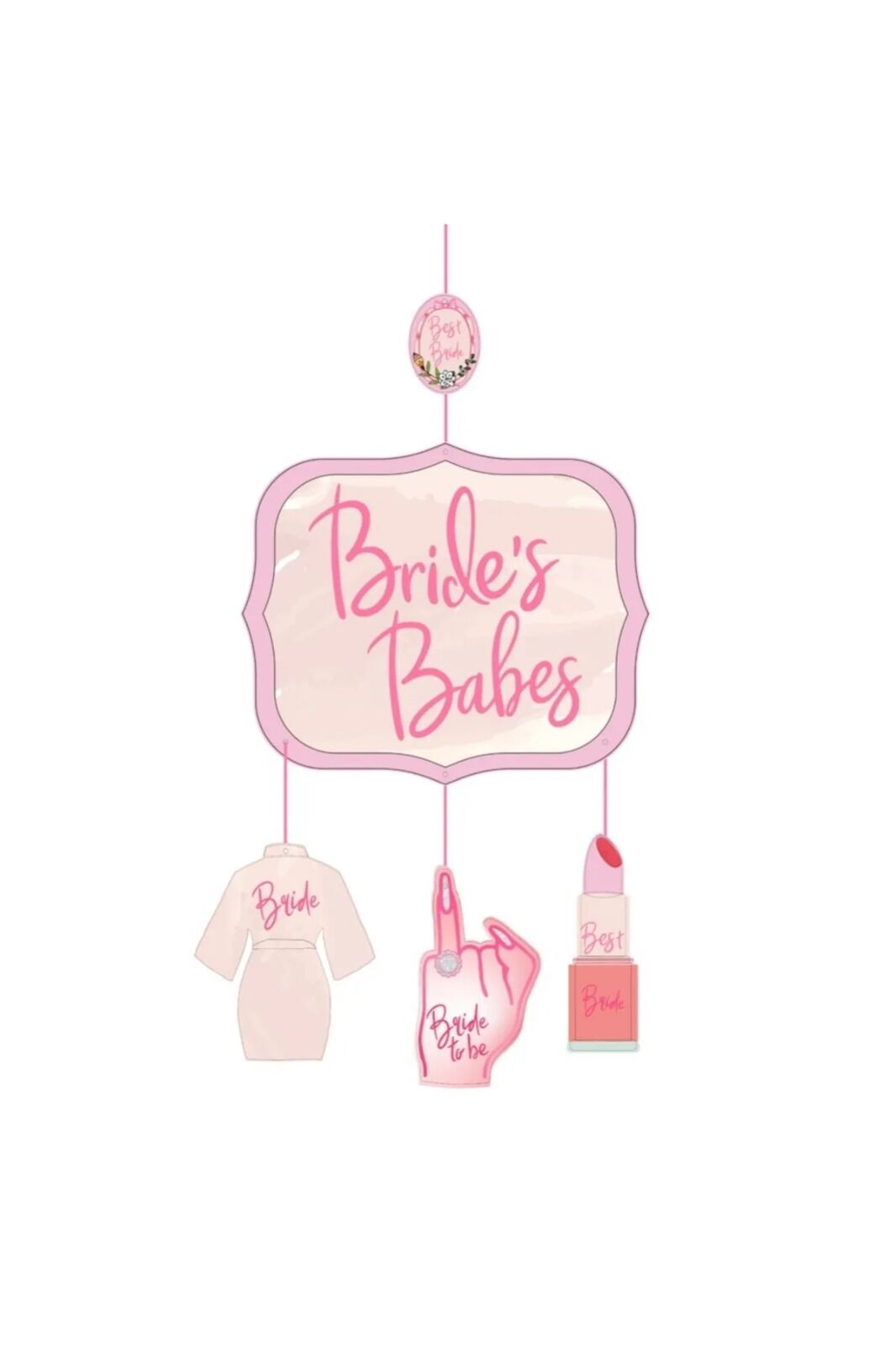 Tavan Sarkıt Süs – ''Bride To Be'' 4'lü Set