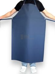 Suni Deri Lacivert Renk Mutfak Kasap Mermerci Önlüğü