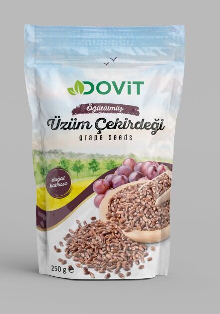 DOVİT ÖĞÜTÜLMÜŞ ÜZÜM ÇEKİRDEĞİ 250 GR