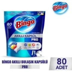 Bingo Akıllı 80 Kapsül Pro Bulaşık Makinesi Deterjanı Tableti