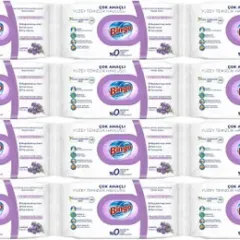 Bingo Clean 12x96 Yaprak Lavanta Kokulu Yüzey Temizlik Havlusu