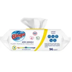 Bingo Limon Kokulu 96'lı Pratik Yüzey Temizlik Havlusu