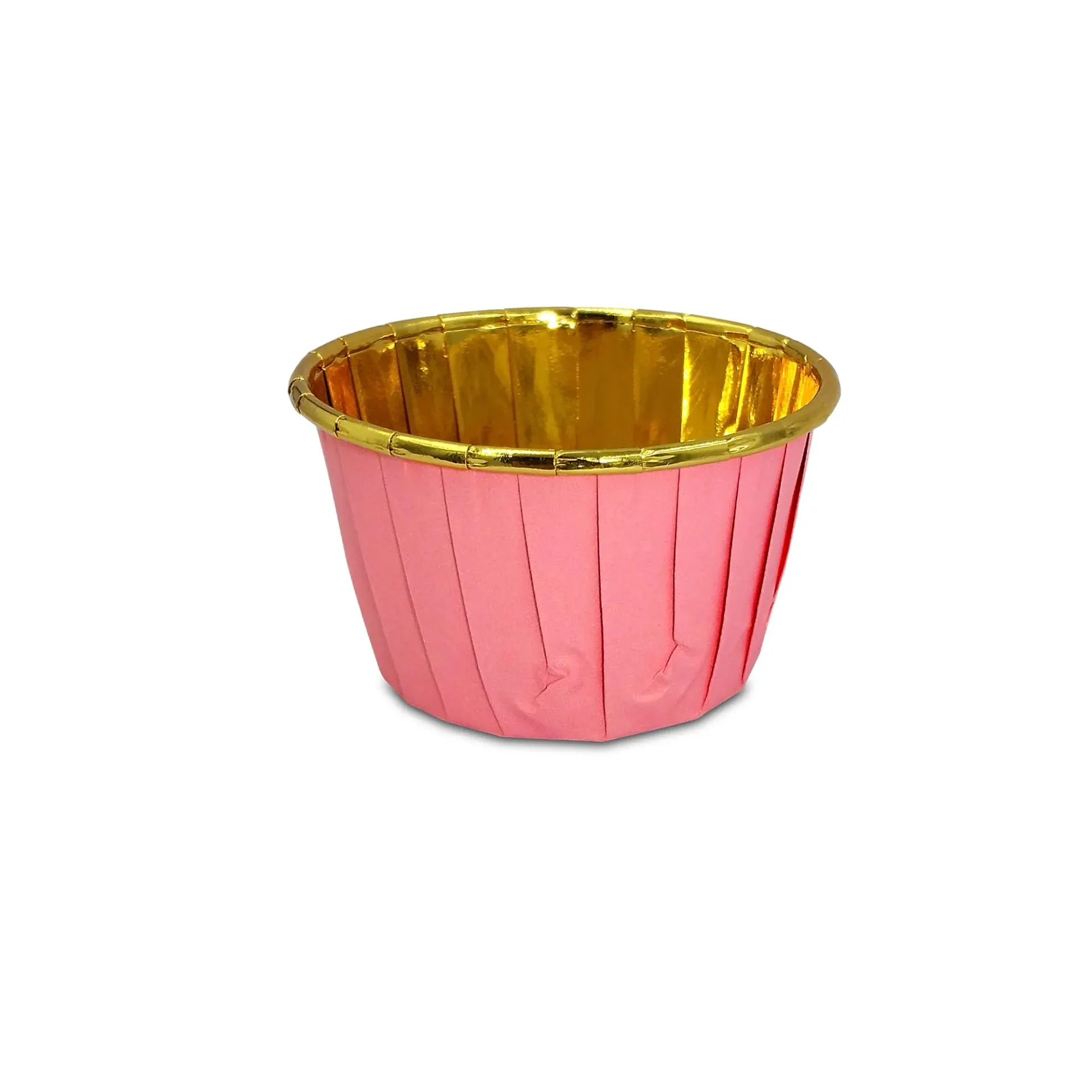Kafem Muffin Kek Kapsülü Pembe-Altın 25li