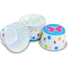 Kafem Kelebekli Muffin Kek Kapsülü 50li