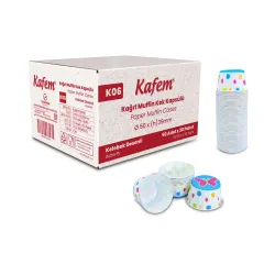 Kafem Kelebekli Muffin Kek Kapsülü 50li X 30 Paket (Koli)