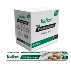 Kafem Yağlı Pişirme Kağıdı 37x42cm 16 Yaprak x 48 Paket (Koli)
