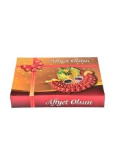 Çiğ Köfte Kutusu Metalizeli 1 KG 100'lü 18 x 24 x 4.5 CM