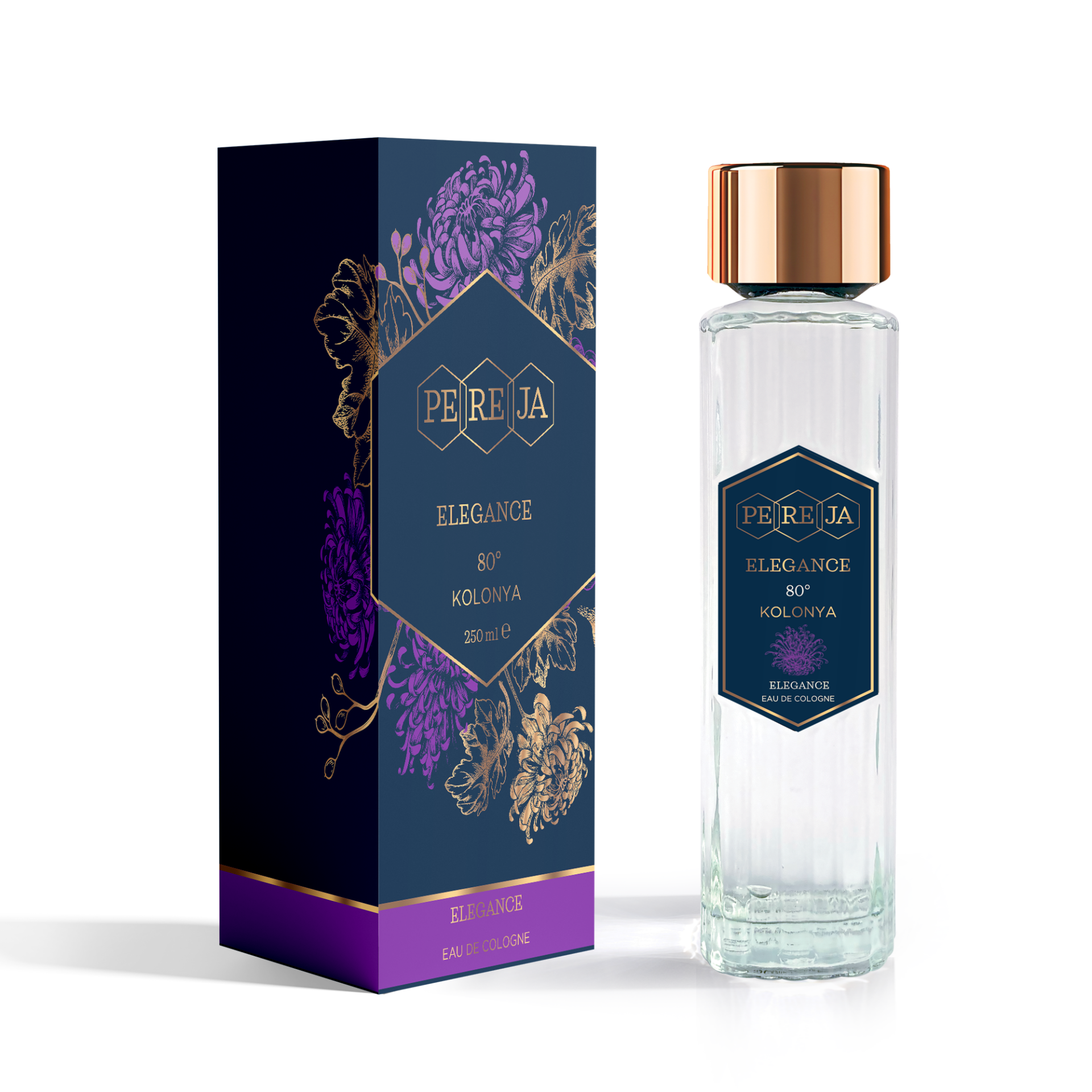 Pereja Elegans Kolonyası 250 ml Cam Şişe