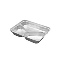 Alüminyum 3 Gözlü Kap 100 Adet