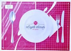 Amerikan Servisi Kağıt (Afiyet Olsun Yazılı)  100 Adet