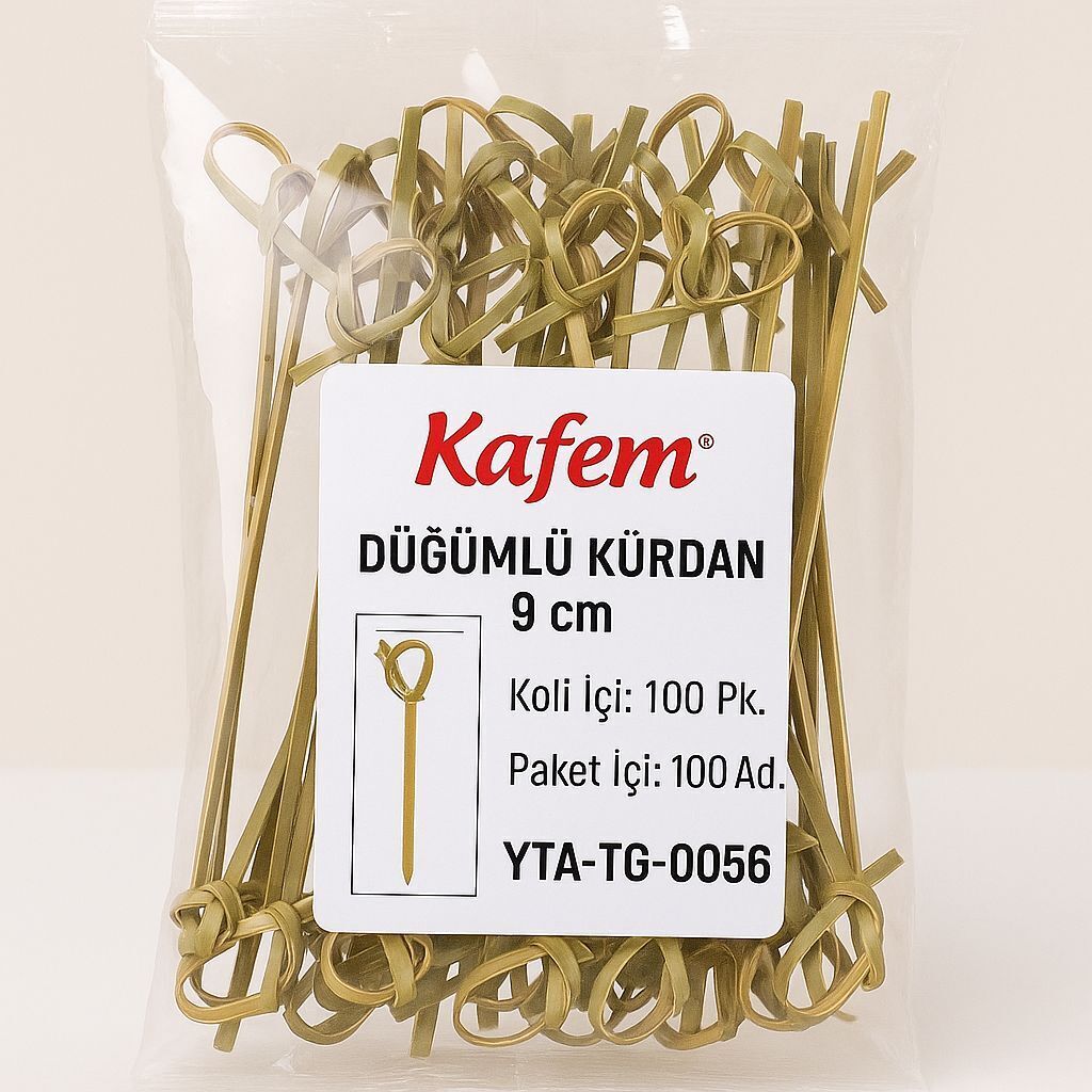 Düğümlü Kürdan 90 mm 100 Adet