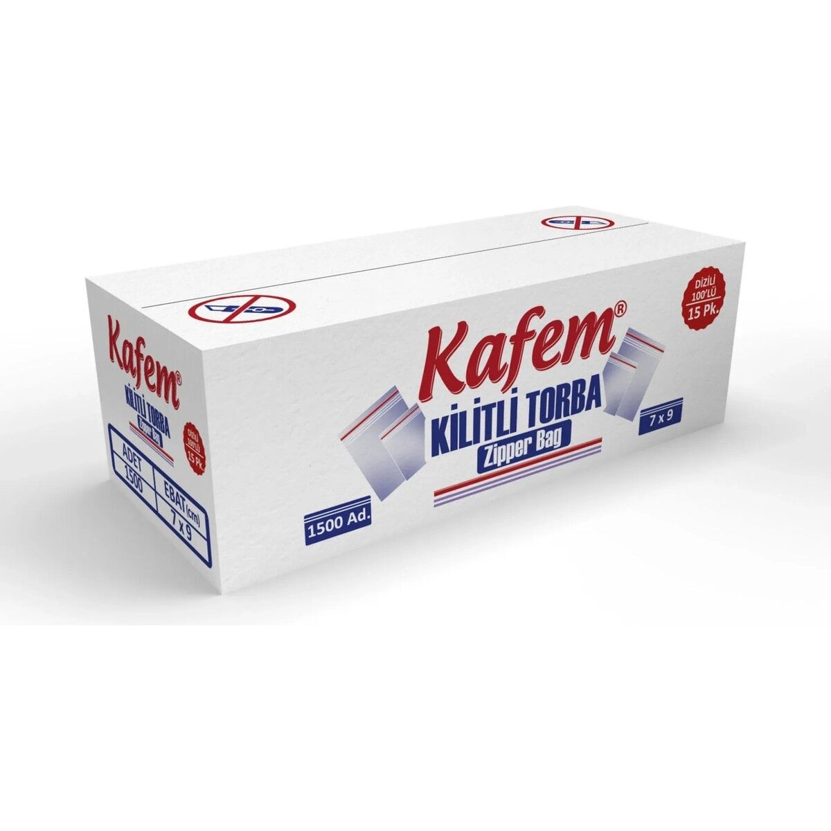 7 X 9 cm Kilitli Poşet / Naylon Torba 1500 Adet