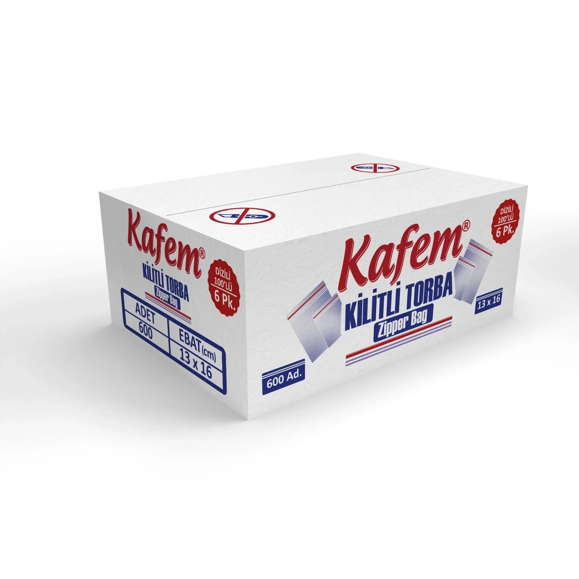 13 X 16 cm Kilitli Poşet / Naylon Torba 600 Adet