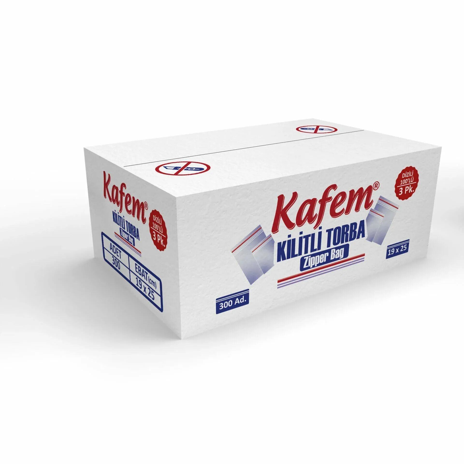 19 X 25 cm Kilitli Poşet / Naylon Torba 300 Adet