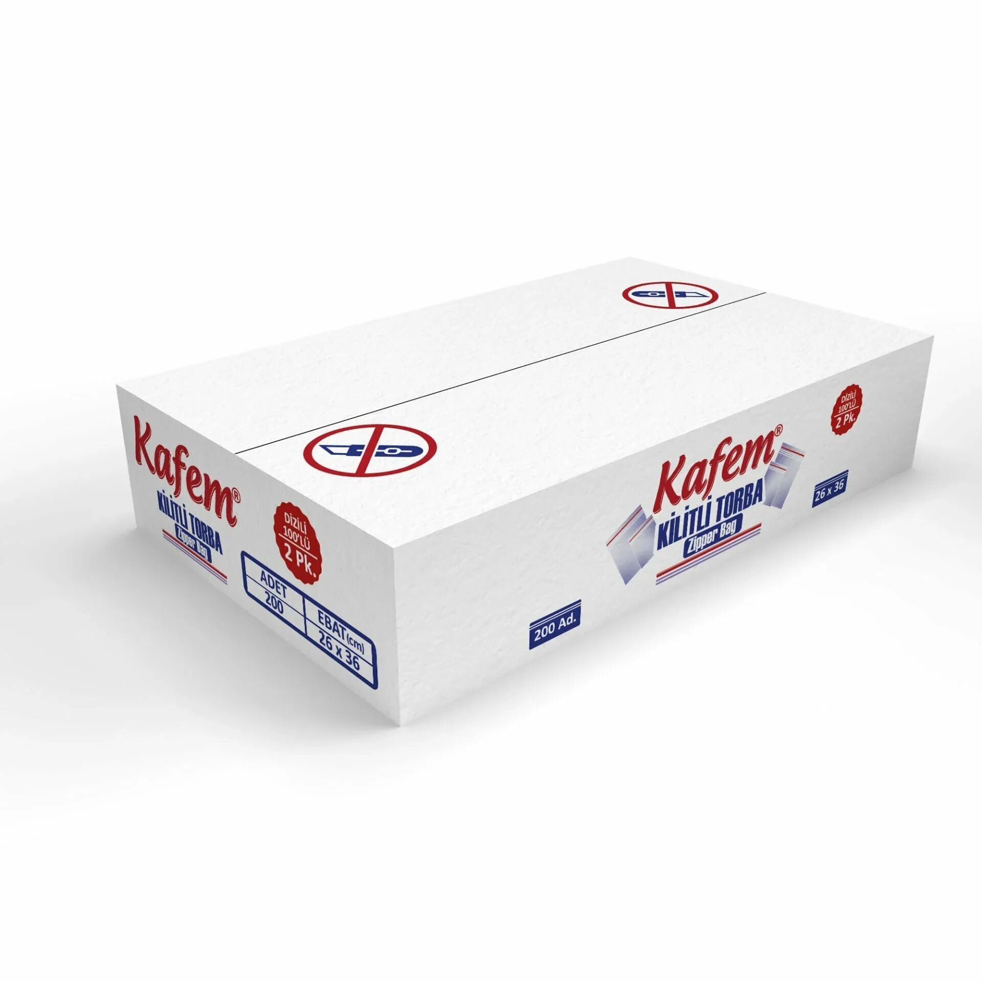 26 X 36 cm Kilitli Poşet / Naylon Torba 200 Adet