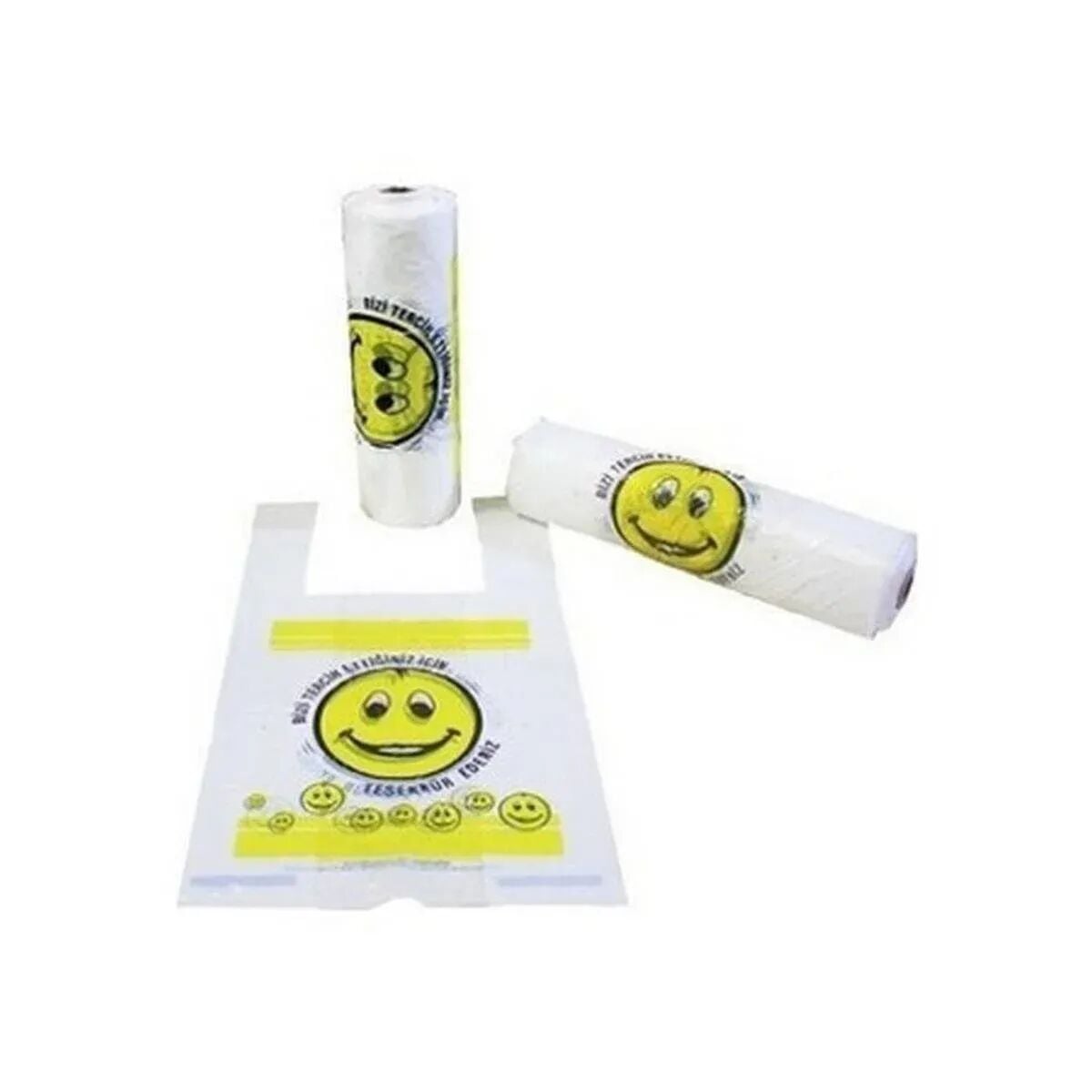 Rulo Poşet Baskılı Gülenyüz Büyük Boy 375 Gr