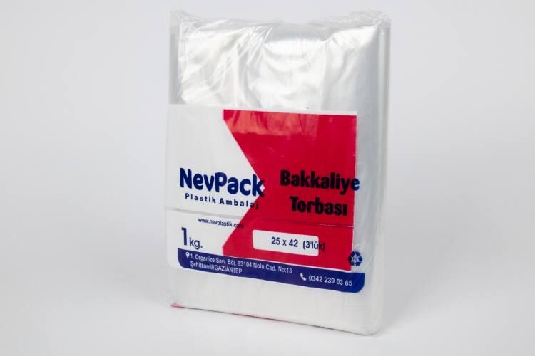 Nev Pack Bakkaliye-Şeker Torbası 25 x 42 (3 lük) 1 kg