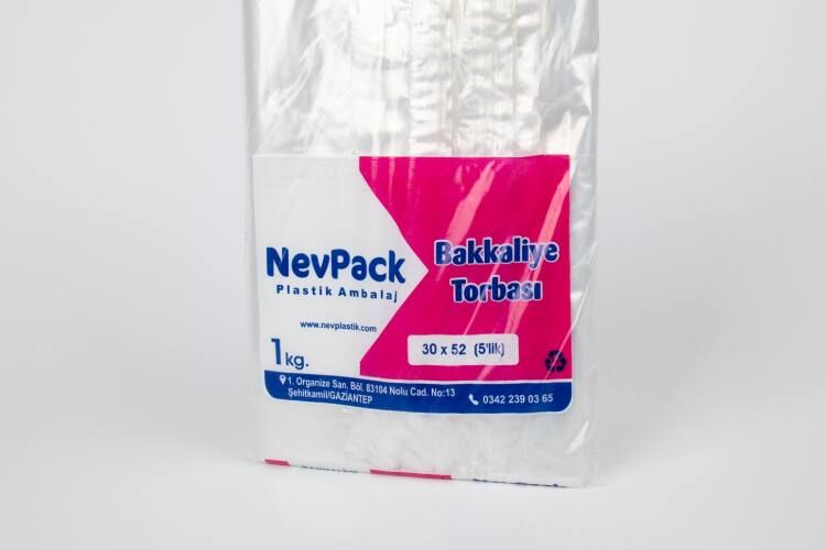Nev Pack Bakkaliye-Şeker Torbası 30 X 52 (5 lik) 1 kg