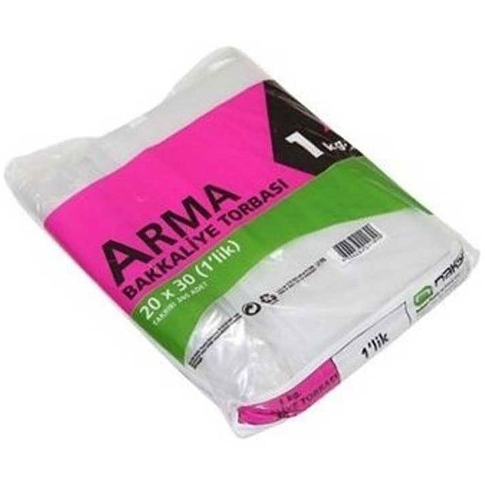 Arma Naksan 1 Lik Bakkaliye Torbası 20*30 1kg
