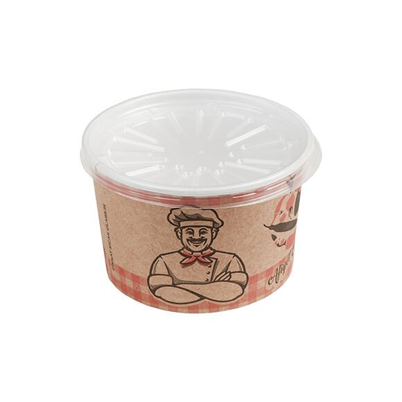 14 OZ Çorba kasesi(kase+kapak)