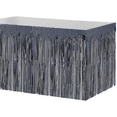 Masa Eteği Metalize Siyah – 70x310 cm
