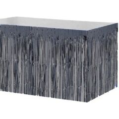 Masa Eteği Metalize Siyah – 70x310 cm