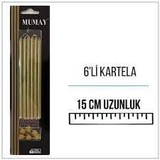 Pasta Mumu Gold – 15 cm – 6'lı Paket