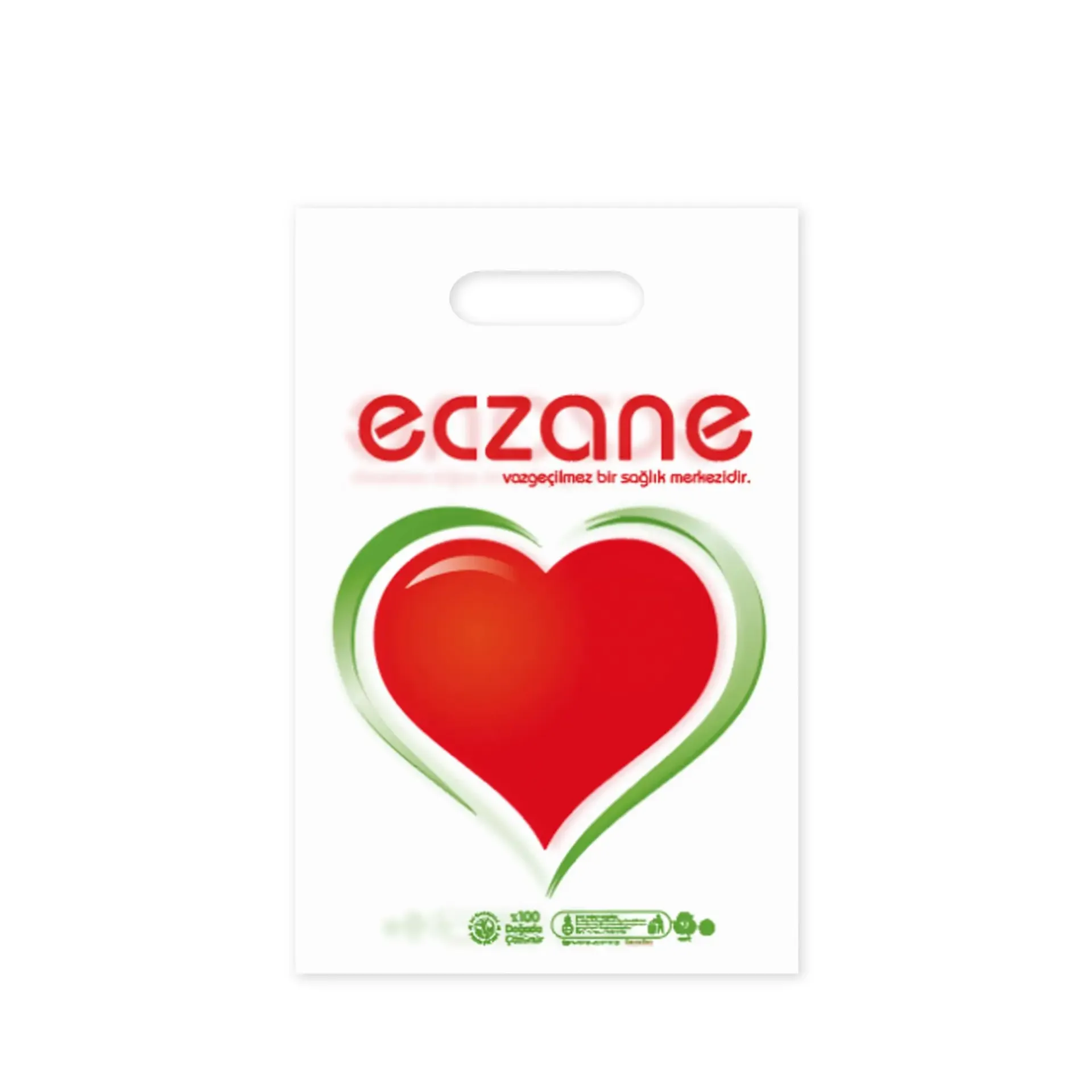 Elgeçme Eczane Poşeti (No:0) 30x40 cm 100 lü