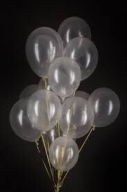 12 İnç Pastel Şeffaf Balon – 100’lü Paket