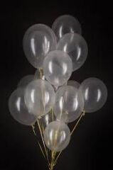 12 İnç Pastel Şeffaf Balon – 100’lü Paket