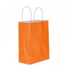 32x40x12 cm Büküm Saplı Turuncu Çanta – 25’li Paket