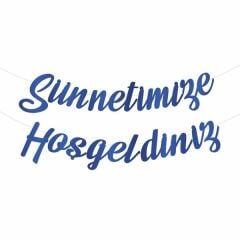 Kaligrafi Banner ''Sünnetimize Hoşgeldiniz''