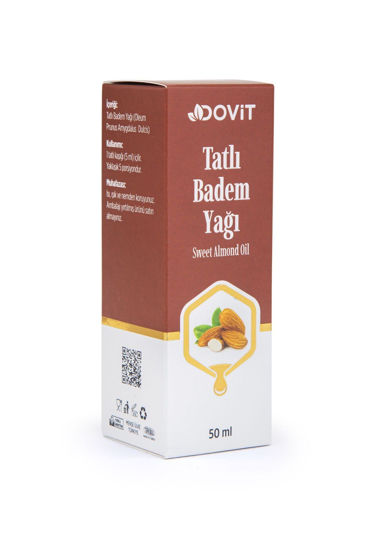Tatlı Badem Yağı 50 ml (Soğuk Sıkım)