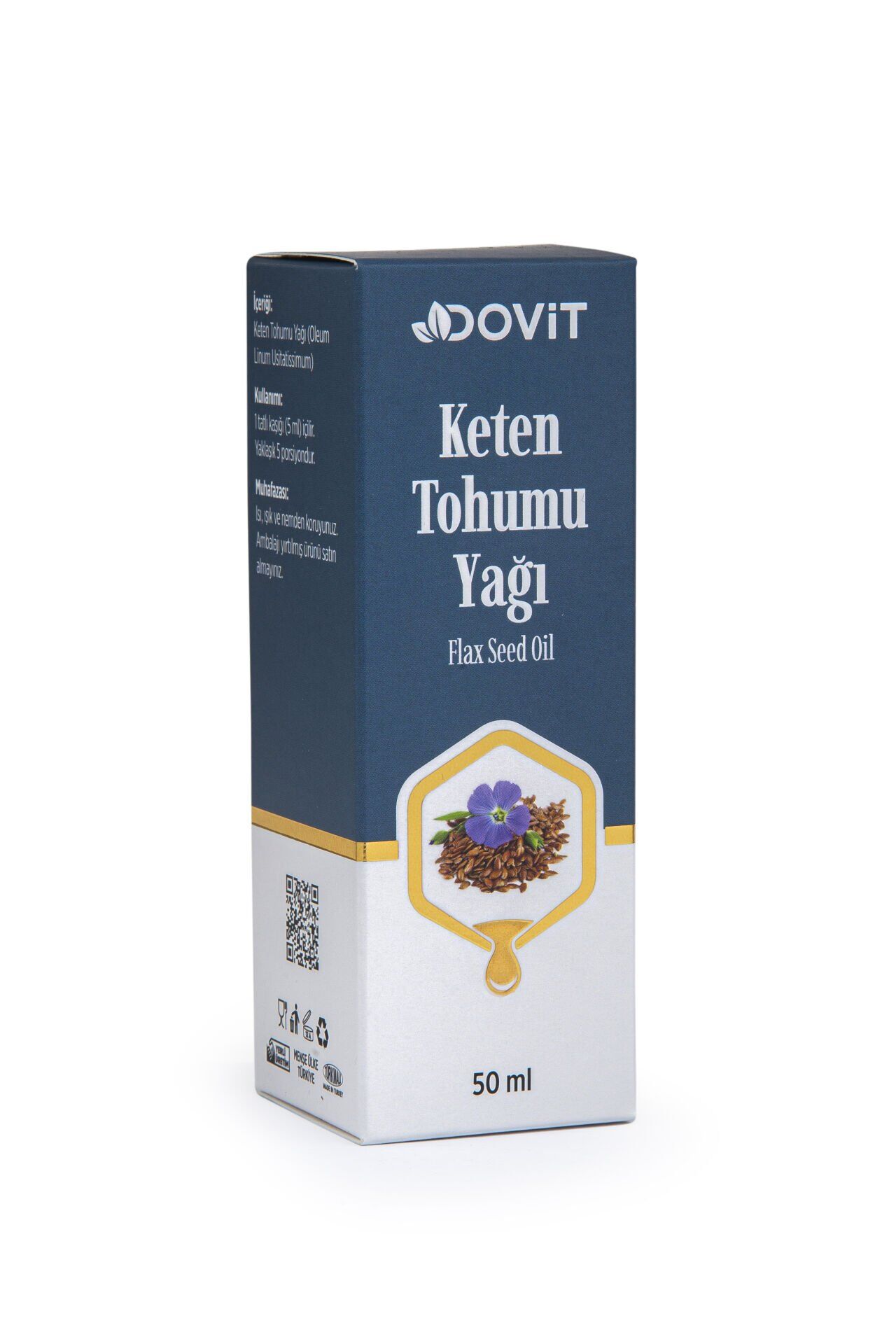 Keten Tohumu Yağı 50 ml (Soğuk Sıkım)