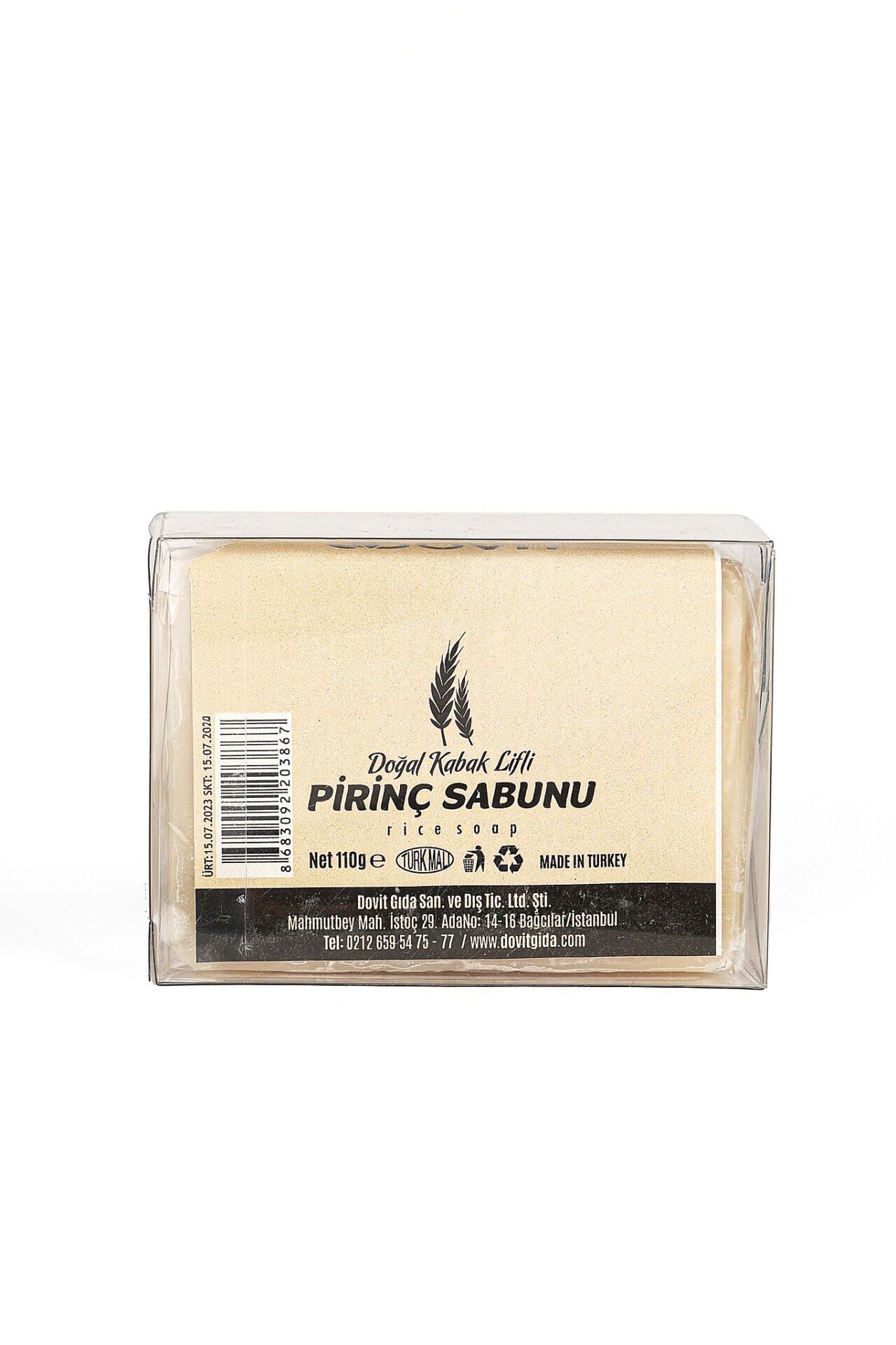 Doğal Kabak Lifli Pirinç Sabunu
