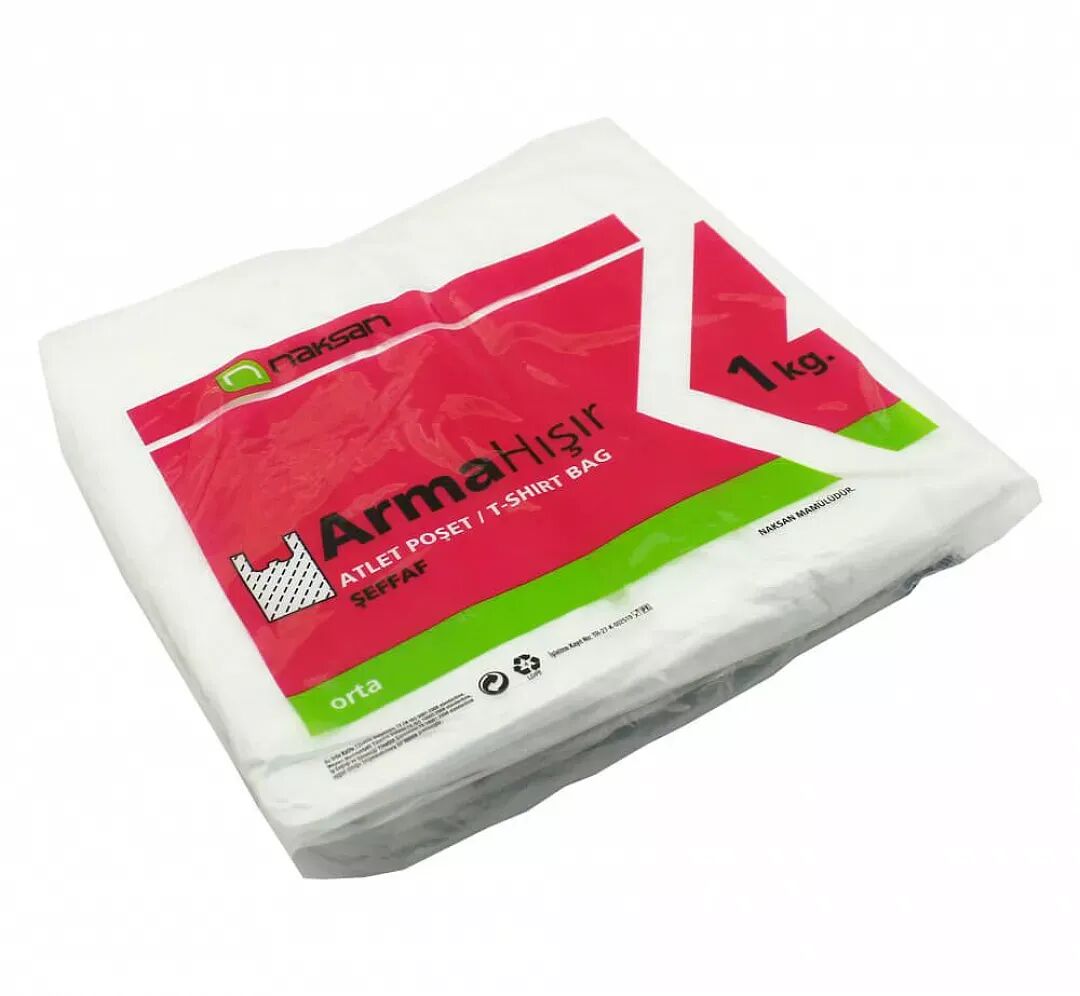 Atlet Poşet Hışır Orta Boy Şeffaf – 1 Kg