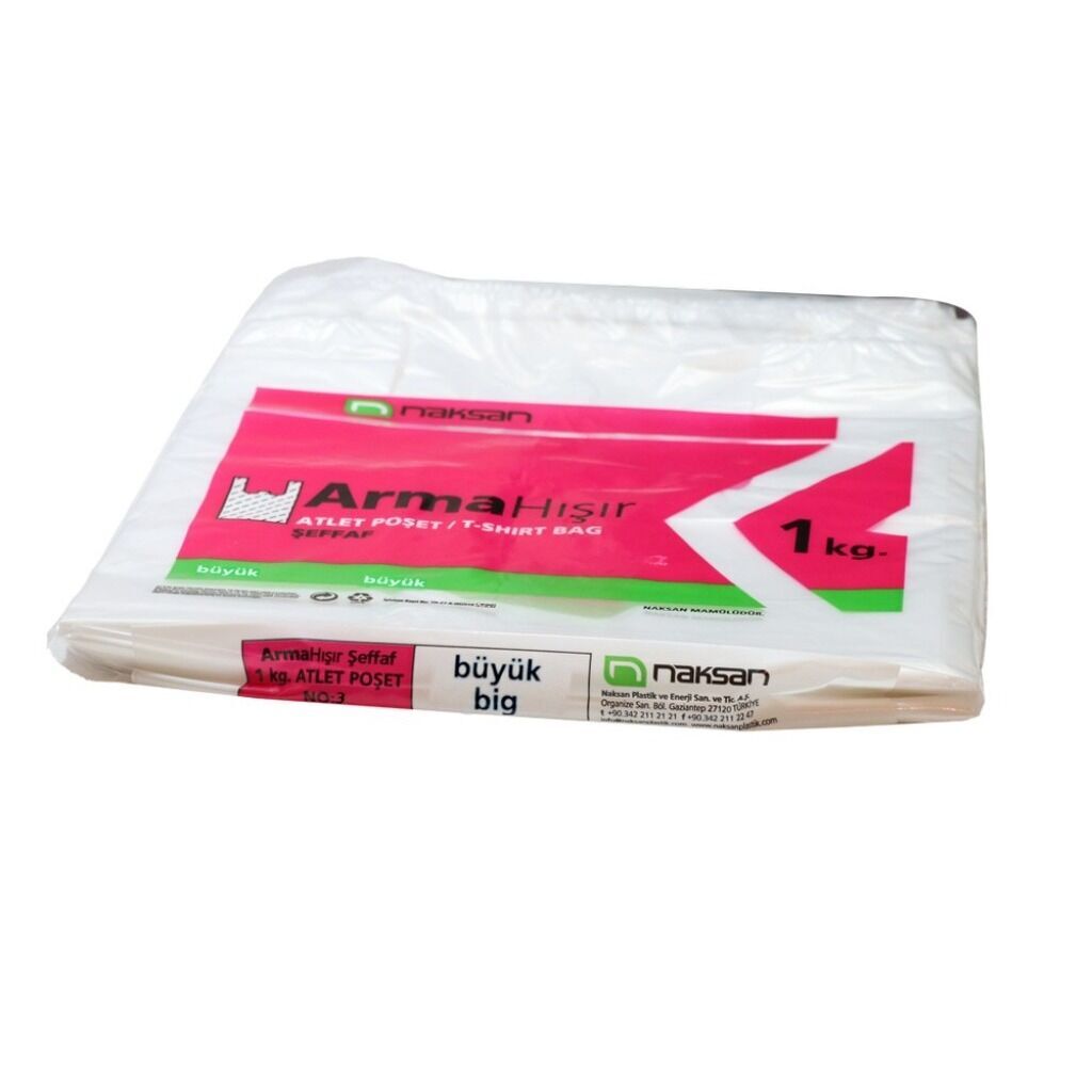 Arma Hışır Poşet Şeffaf Büyük – 1 Kg