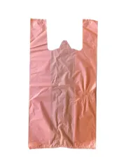 Turuncu Market Poşeti – Hışır Atlet Poşet – Orta Boy – 26 x 50 cm