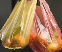 Turuncu Market Poşeti – Hışır Atlet Poşet – Orta Boy – 26 x 50 cm