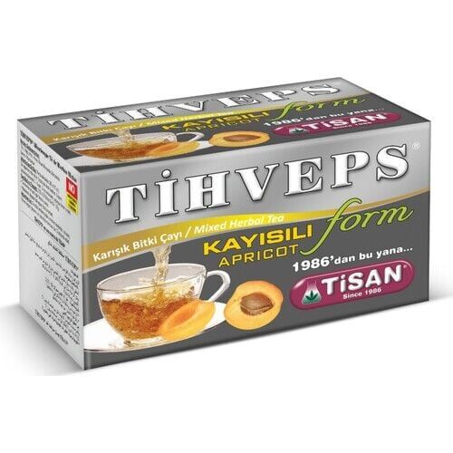 Tihveps Kayısı Aromalı Form Çayı 20 Süzen Poşet
