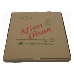 Pide Kutu (Afiyet Olsun) 30x30x4 cm – 100 Adet