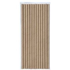 Kraft Kağıt Pipet 6mm x 19,7 cm
