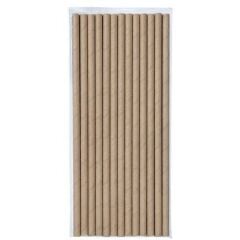 Kraft Kağıt Pipet 6mm x 19,7 cm
