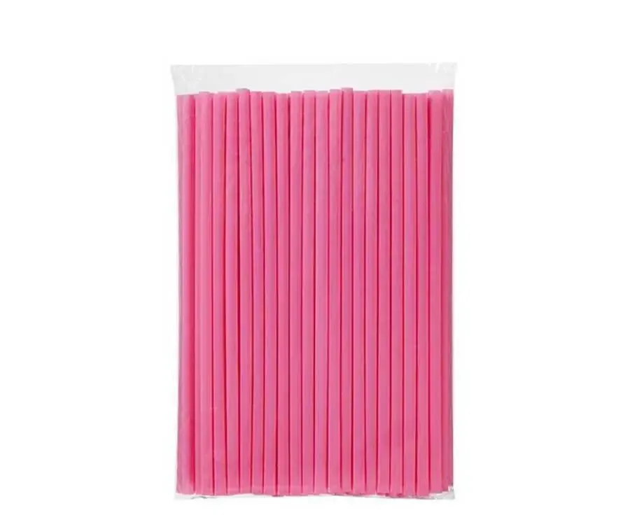 Plastik Frozen Pipet Pembe – 100 Adet