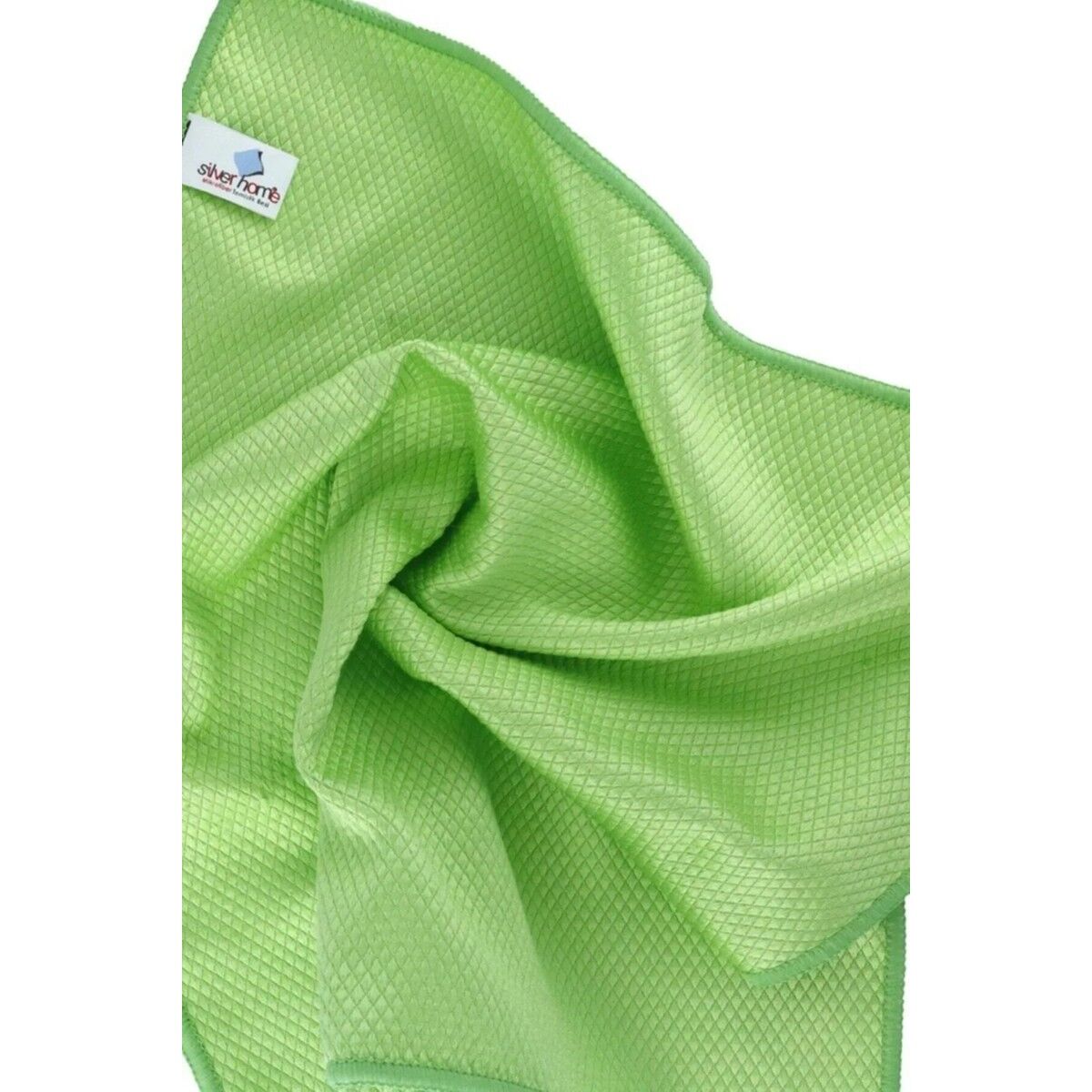 Silver Home Baklava Desen Cam Bezi – Yeşil – 300 gsm – 40×40 cm